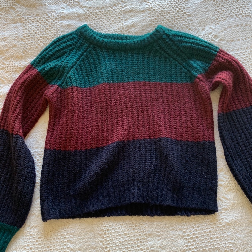 striped multicolor sweater